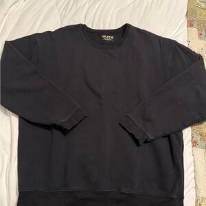 Skatie Men's Classic Black Crewneck Sweater